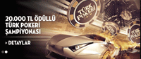 20 000 TL �d�ll� t�rk pokeri �ampiyonas�na kat�l�n!