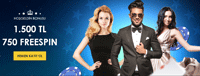 1500 TL ilk �yelik bonusu ve 750 Bedava D�n�� al�n!