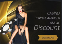 casino kay�plar�n�za an�nda discount bonusu al�n!